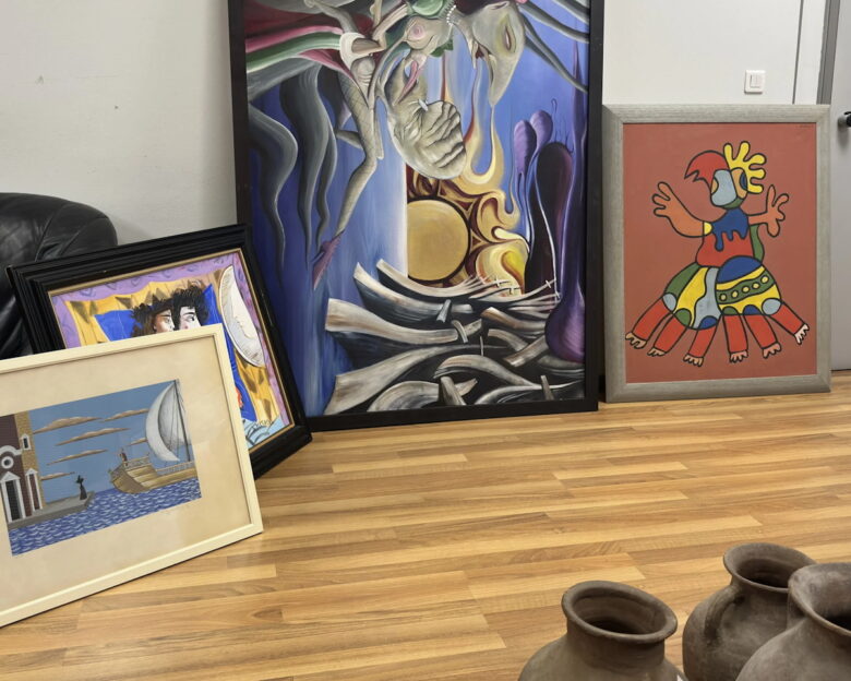 Έργα τέχνης που βρέθηκαν στην γκαλερί Τσαγκαράκης