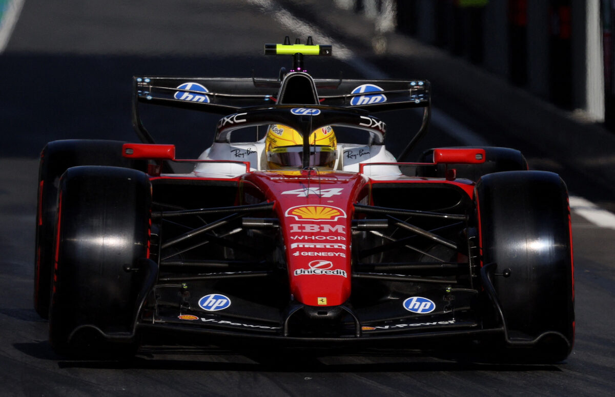 Formula One F1 - Chinese Ferrari's Lewis Hamilton