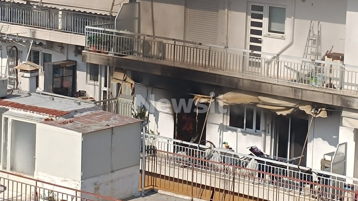 Η φωτιά στο διαμέρισμα στα Ιλίσια