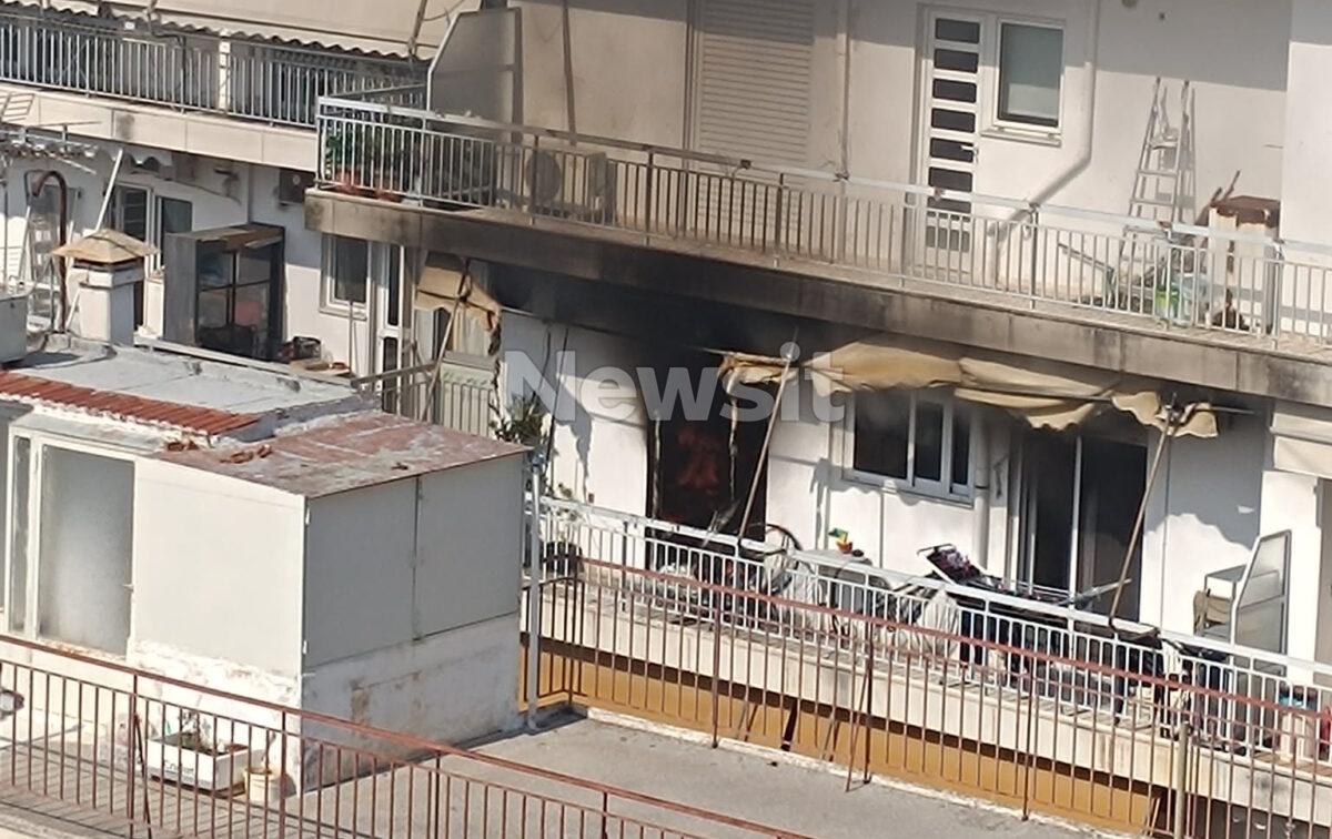 Η φωτιά στο διαμέρισμα στα Ιλίσια