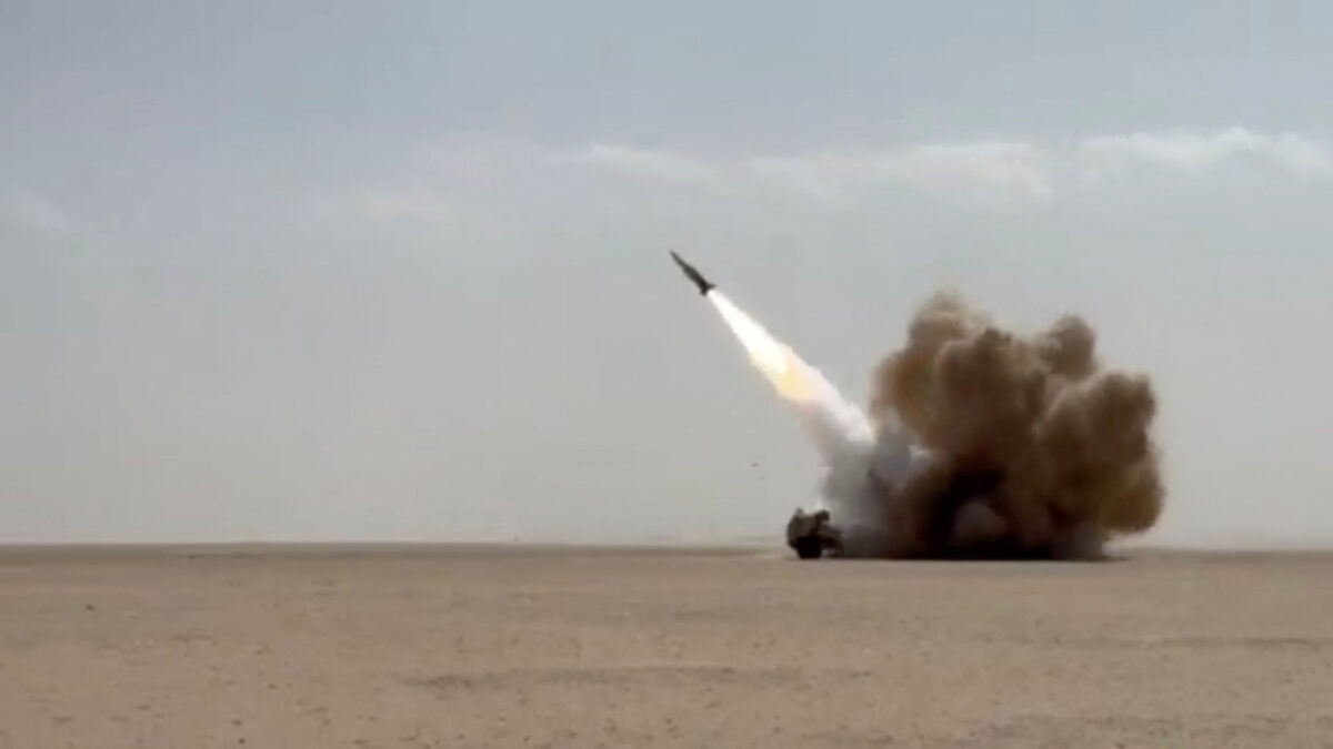 A screengrab from a video released by U.S. Central Command (CENTCOM) shows a missile being fired from an unknown location, released February 28, 2026, in this still image obtained from social media. CENTCOM via X/Handout via REUTERS THIS IMAGE HAS BEEN SUPPLIED BY A THIRD PARTY. MANDATORY CREDIT Verification lines: Reuters was not able to independently verify the location and the date when the video was filmed. U.S. confirmed attack on Iran on Saturday (February 28). No older version of the video was found posted before Saturday (February 28).