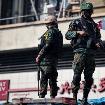 Μέλη των ιρανικών δυνάμεων ασφαλείας στην Τεχεράνη