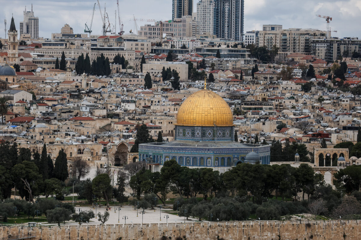 A view of the Al-Aqsa compound, also known to Jews as the Temple Mount, after missiles were launched from Iran towards Israel, following Israel and U.S. strikes on Iran, in Jerusalem, February 28, 2026. REUTERS/Ammar Awad