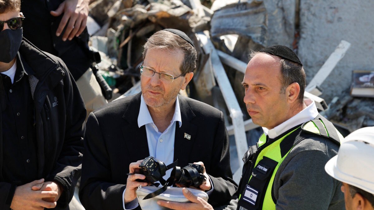 Ο Ισραηλινός πρόεδρος Ισαάκ Χέρτζογκ