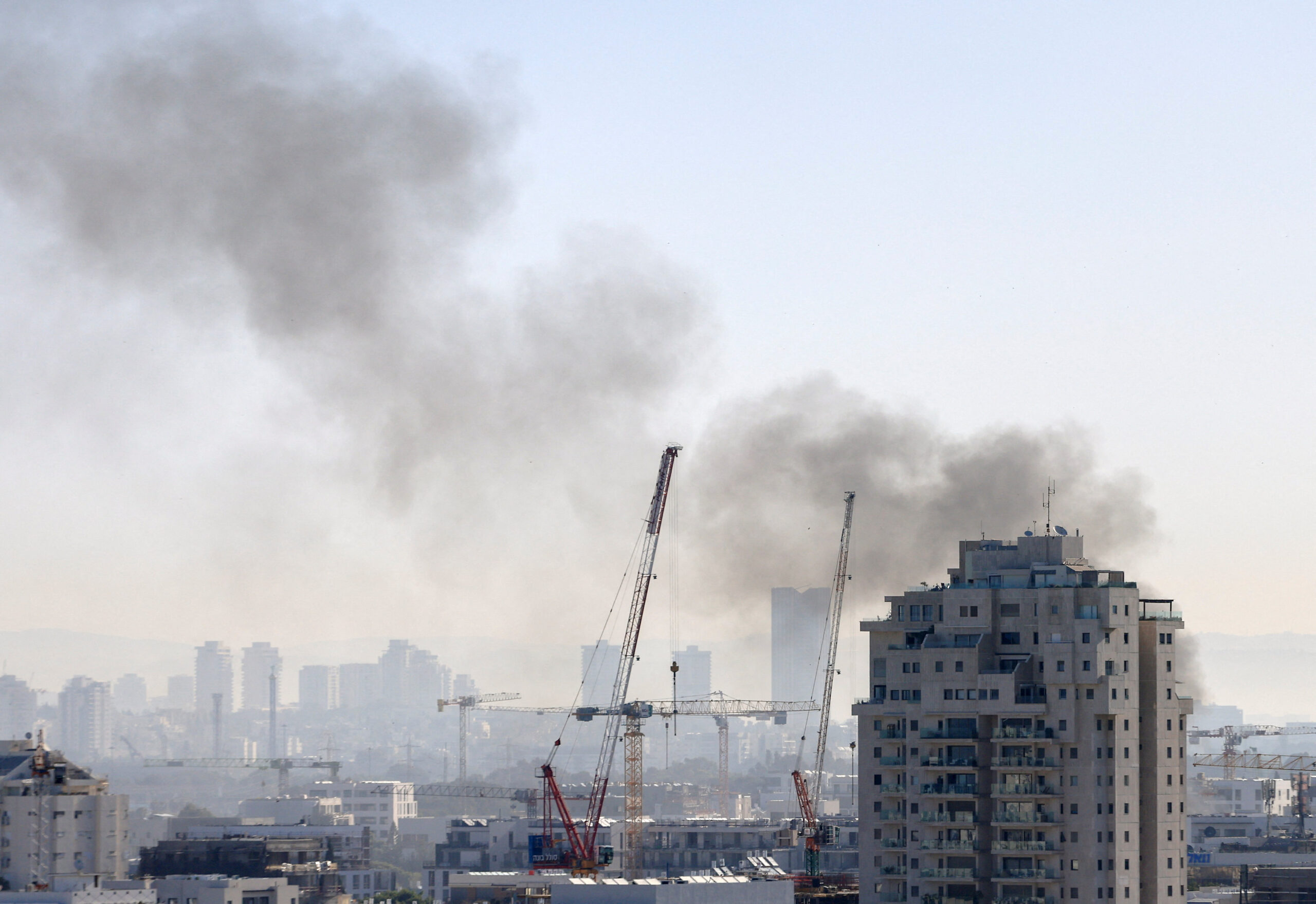 Iranian missile barrages struck residential buildings in central Israel Smoke rises following Iranian missile barrages in central Israel, amid the U.S.-Israel conflict with Iran, in Tel Aviv, Israel, March 24, 2026. REUTERS/Ronen Zvulun