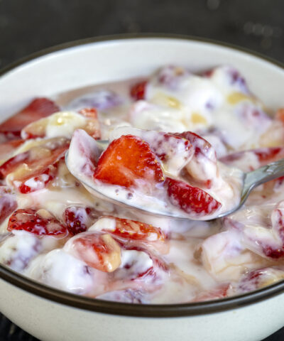 Φρουτοσαλάτα Cheesecake