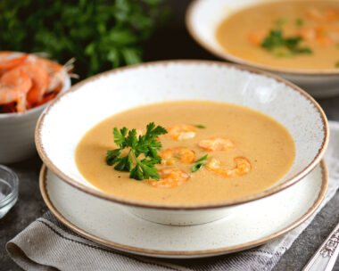 Γαριδόσουπα χωρίς λάδι