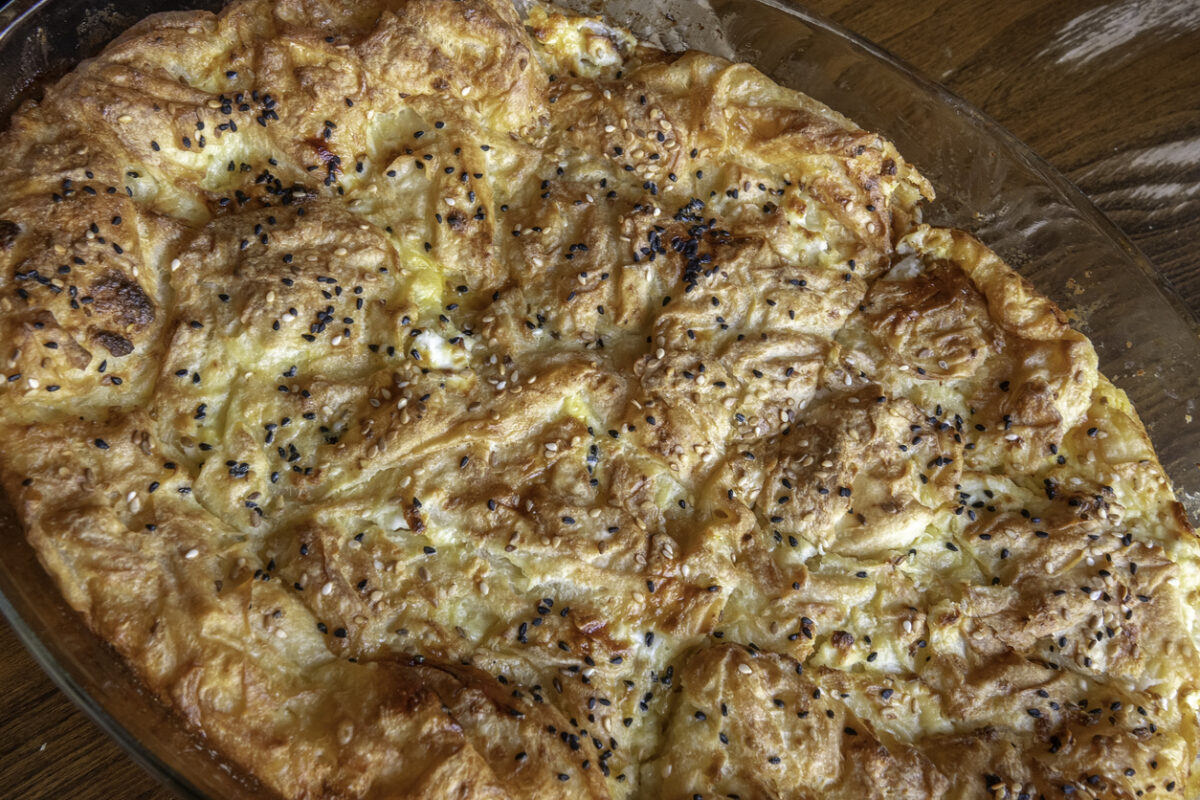 Μπουρέκι με σπανάκι και τυρί