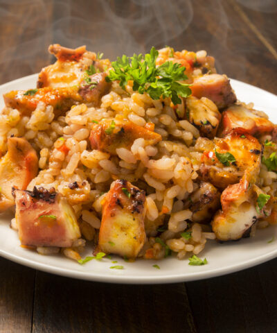 Χταπόδι πιλάφι