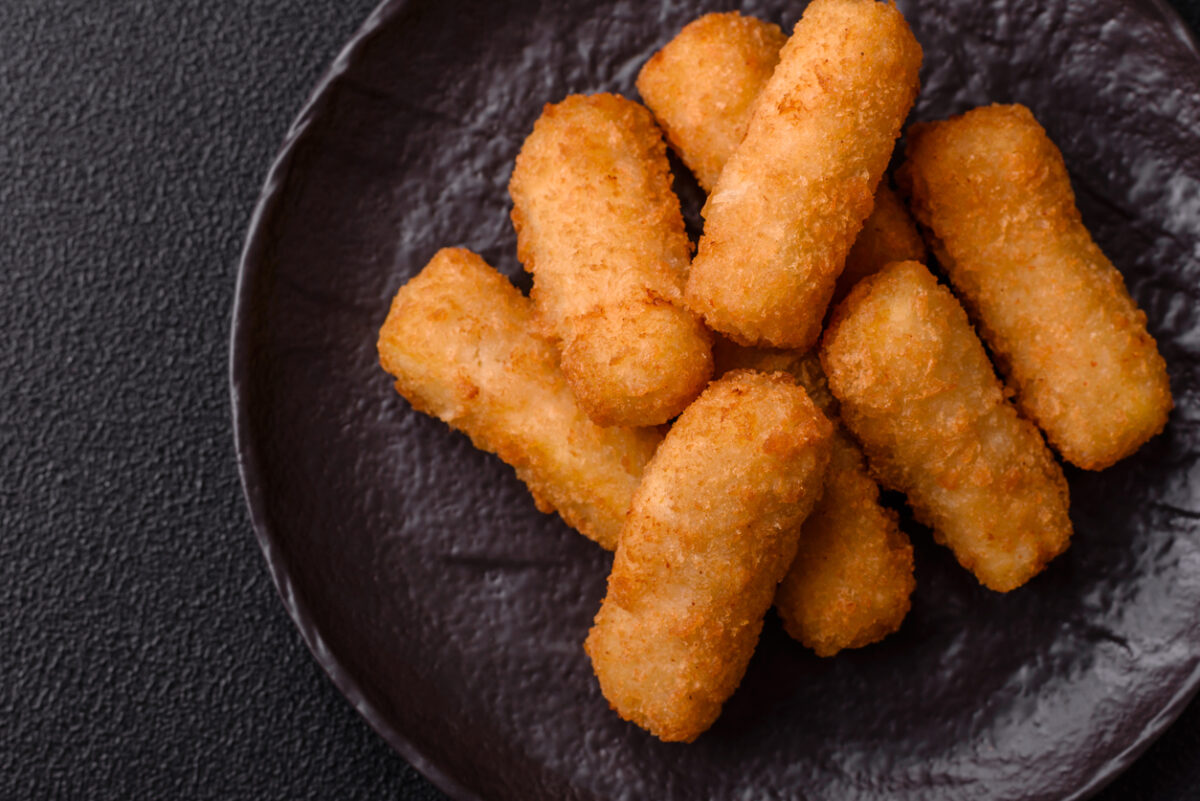 Κροκέτες με κοτόπουλο και μοτσαρέλα