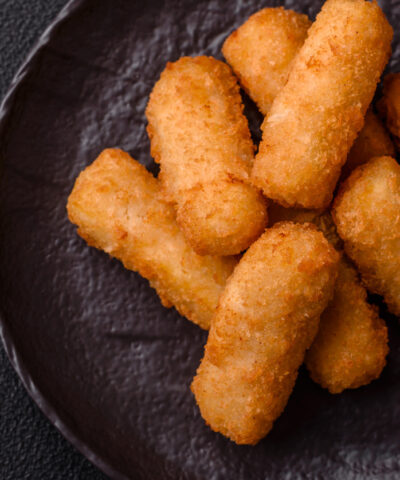 Κροκέτες με κοτόπουλο και μοτσαρέλα