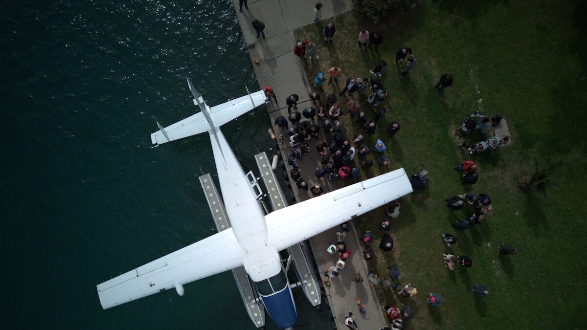 Υδροπλάνο προσθαλασσώθηκε για πρώτη φορά στην Ιτέα – Η Φωκίδα μπαίνει στον χάρτη των θαλάσσιων αερομεταφορών