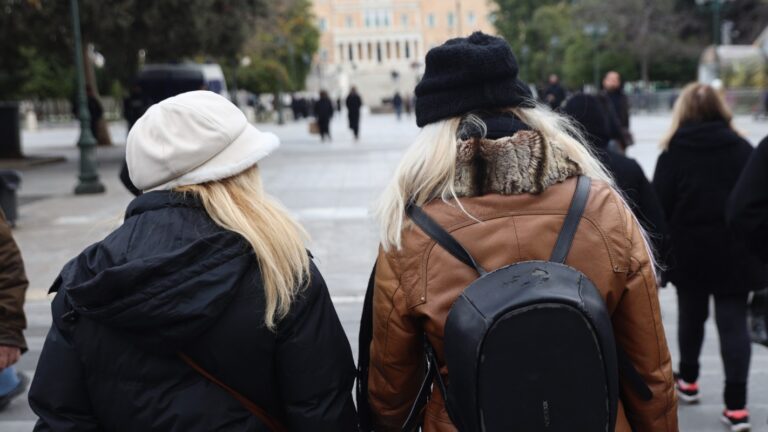 Κρύο στο κέντρο της Αθήνας