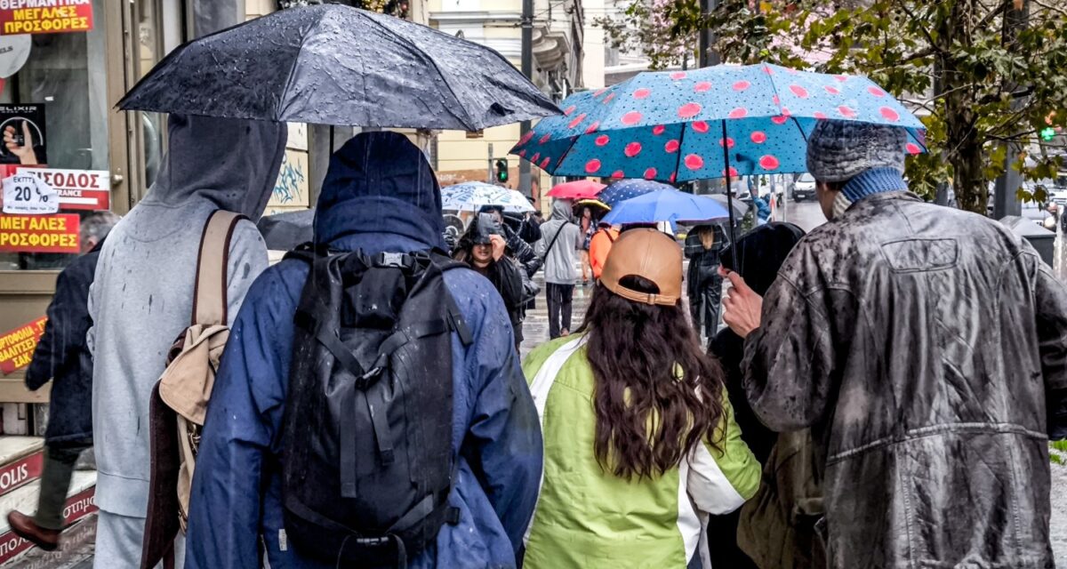 Βροχή στην Αθήνα
