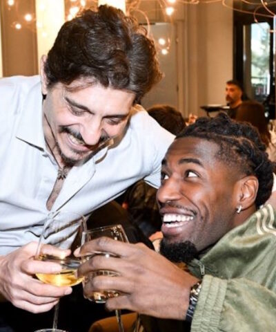 Ο Δημήτρης Γιαννακόπουλος με τον Ματίας Λεσόρ