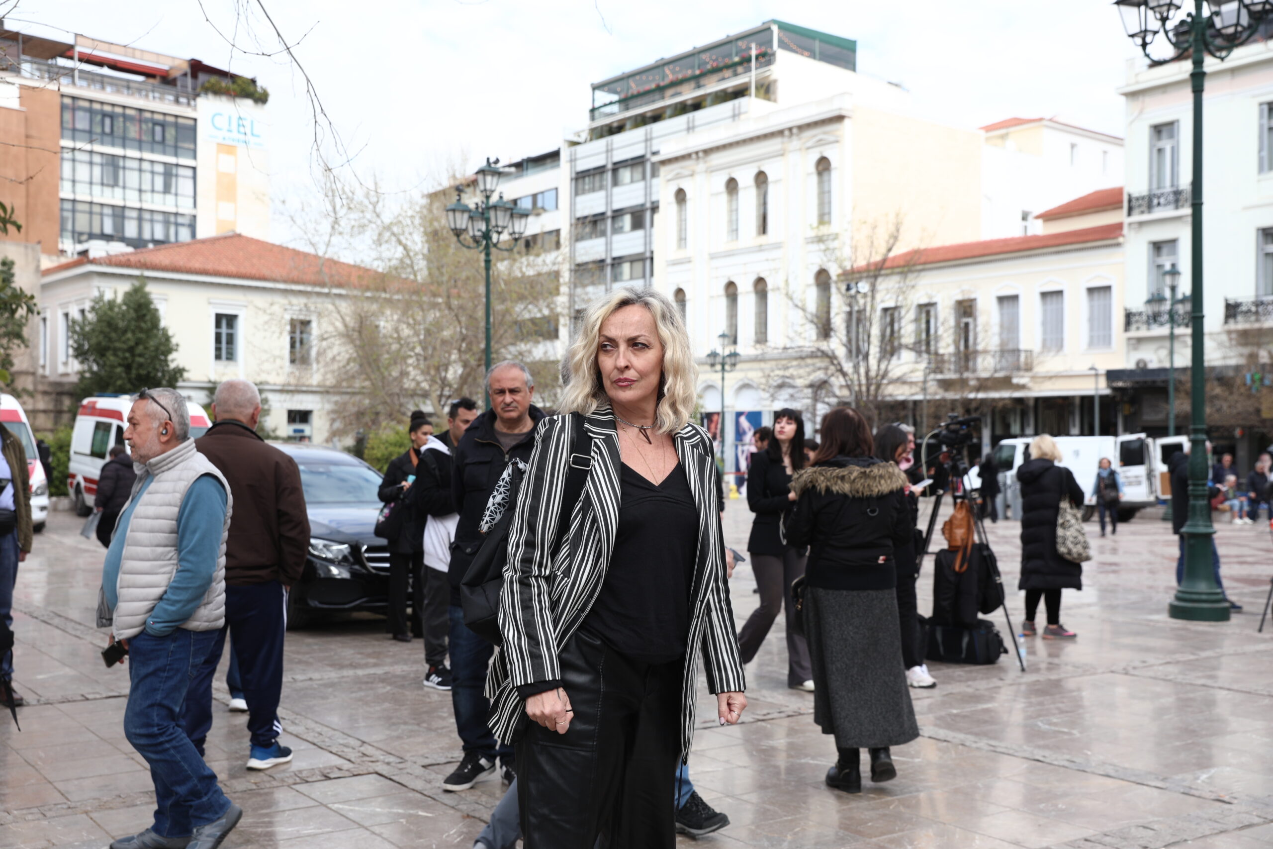 Σε λαϊκό προσκύνημα η σορός της Μαρινέλλας, στο παρεκκλήσι του Ιερού Ναού Αγίου Ελευθερίου στον Μητροπολιτικό Ιερό Ναό Αθηνών, Τρίτη 31 Μαρτίου 2026.  (ΔΑΝΑΗ ΔΑΥΛΟΠΟΥΛΟΥ/EUROKINISSI)