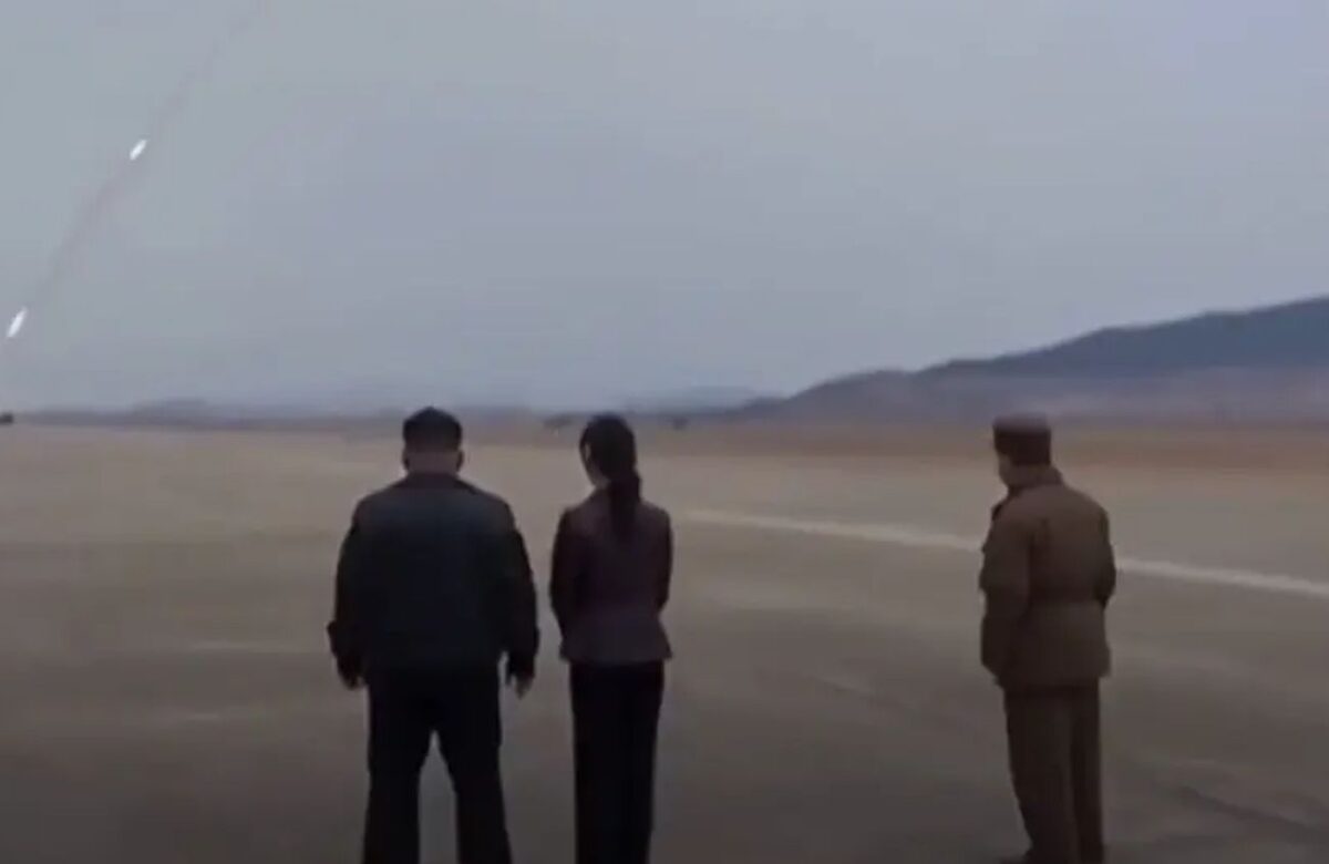 Ο Κιμ Γιουνκ Ουν με την κόρη του Κιμ Τζου Ε