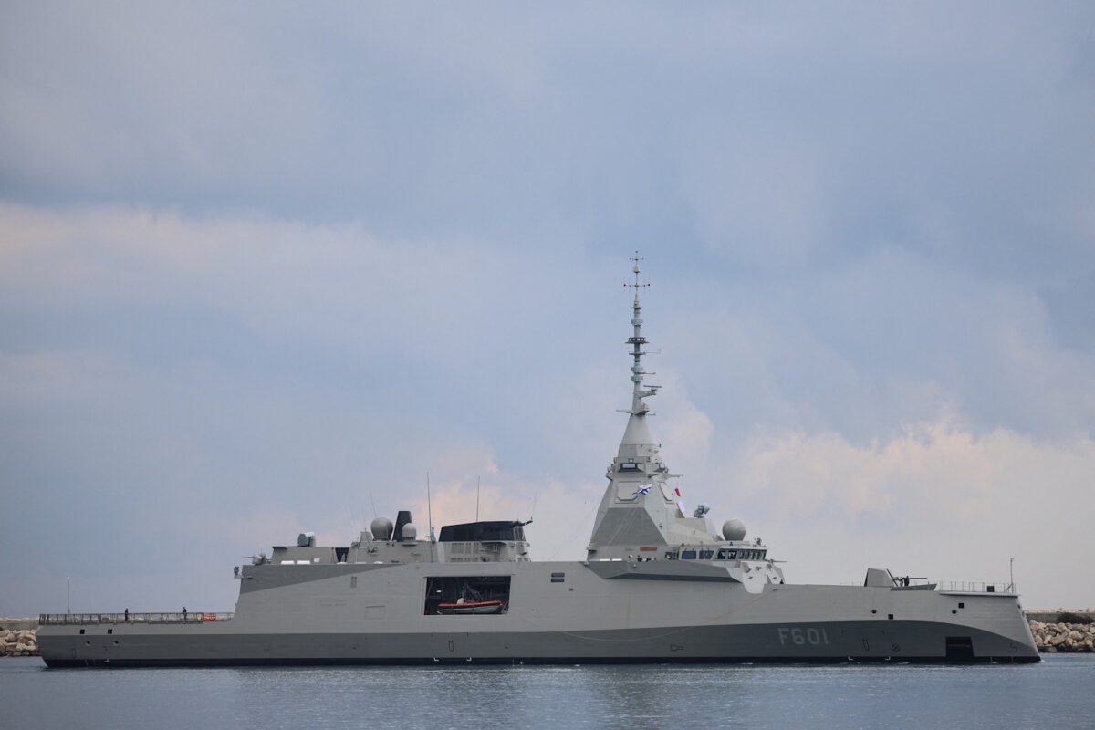 Greek frigate "Kimon" at the port of Limassol, as the conflict in the Middle East intensifies, Cyprus, March 4, 2026. REUTERS
