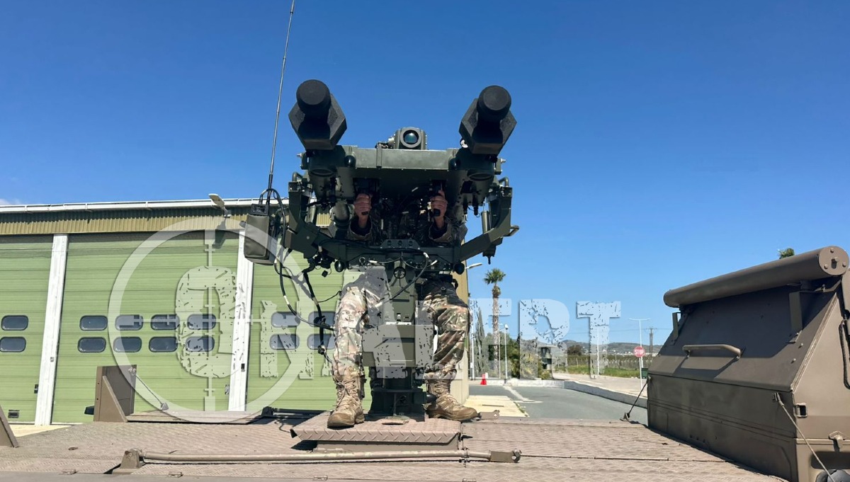 Ο γαλλικός πύραυλος Mistral surface-to-air missile.