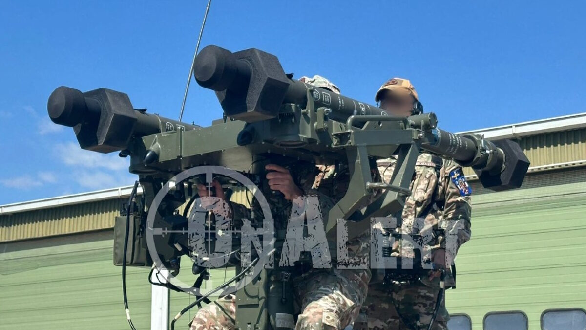 Ο γαλλικός πύραυλος Mistral surface-to-air missile.