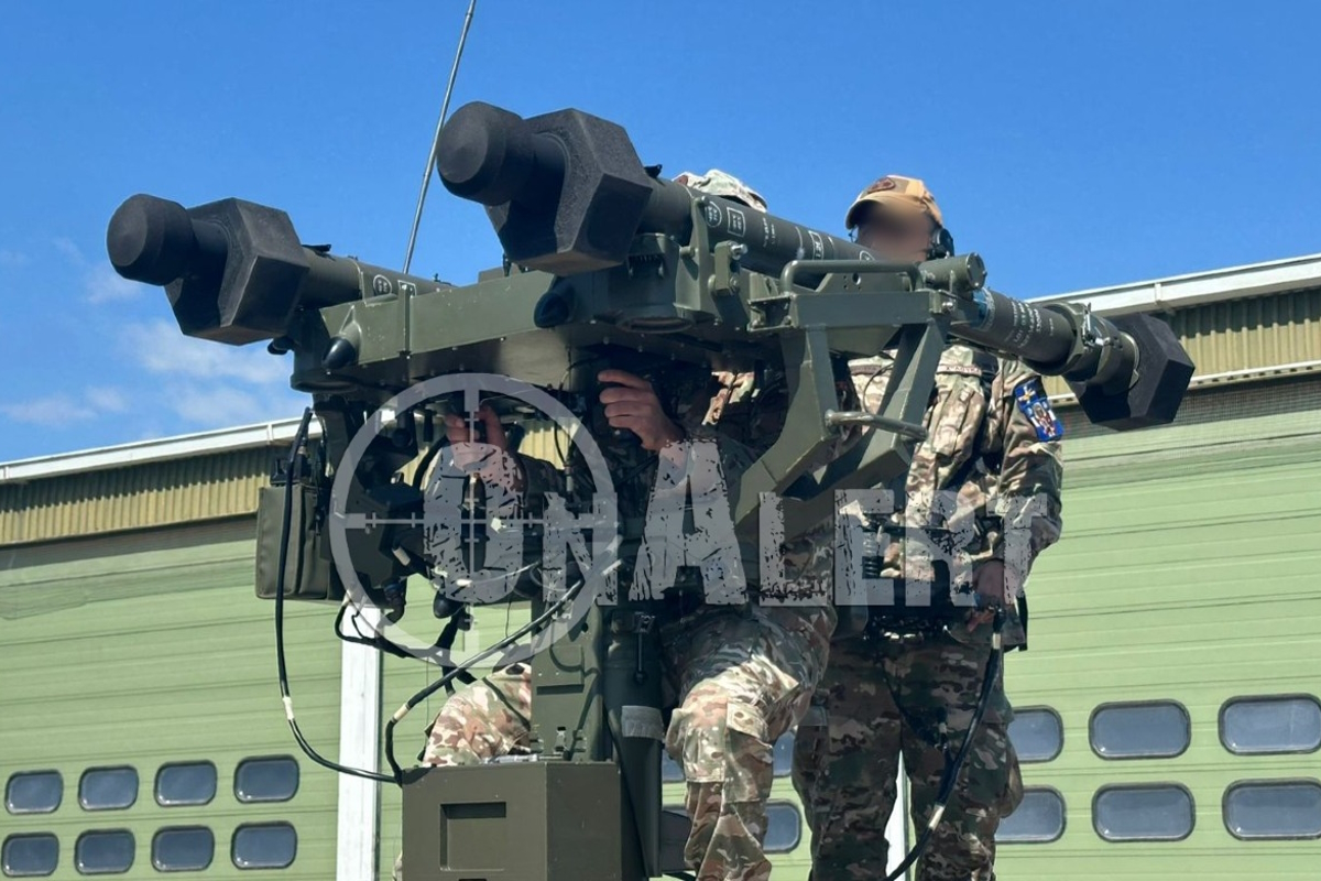 Ο γαλλικός πύραυλος Mistral surface-to-air missile.