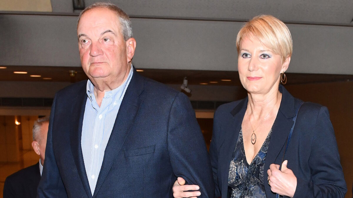 Κώστας Καραμανλής και Νατάσα Παζαΐτη