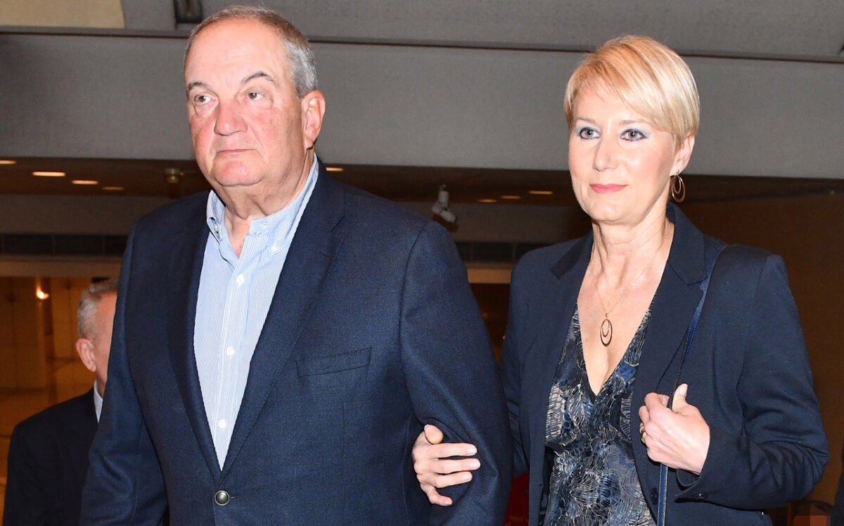 Κώστας Καραμανλής και Νατάσα Παζαΐτη