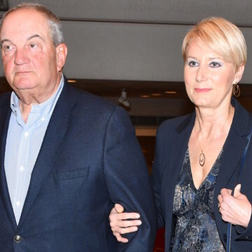 Κώστας Καραμανλής και Νατάσα Παζαΐτη