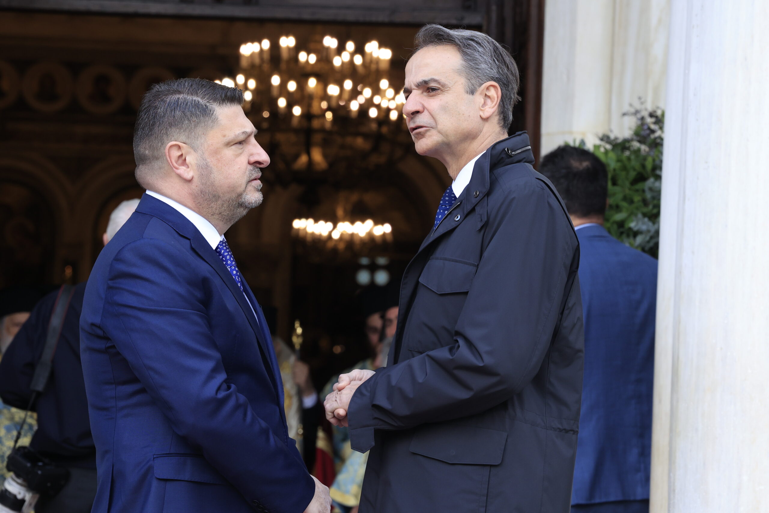 Δοξολογία στη Μητρόπολη Αθηνών, για την εθνική επέτειο της 25ης Μαρτίου 1821, παρουσία εκπροσώπων της πολιτειακής, πολιτικής και στρατιωτικής ηγεσίας της χώρας, Τετάρτη 25 Μαρτίου 2026. (ΓΙΩΡΓΟΣ ΚΟΝΤΑΡΙΝΗΣ/EUROKINISSI)