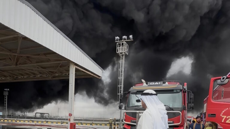 Το βομβαρδισμένο αεροδρόμιο του Κουβέιτ
