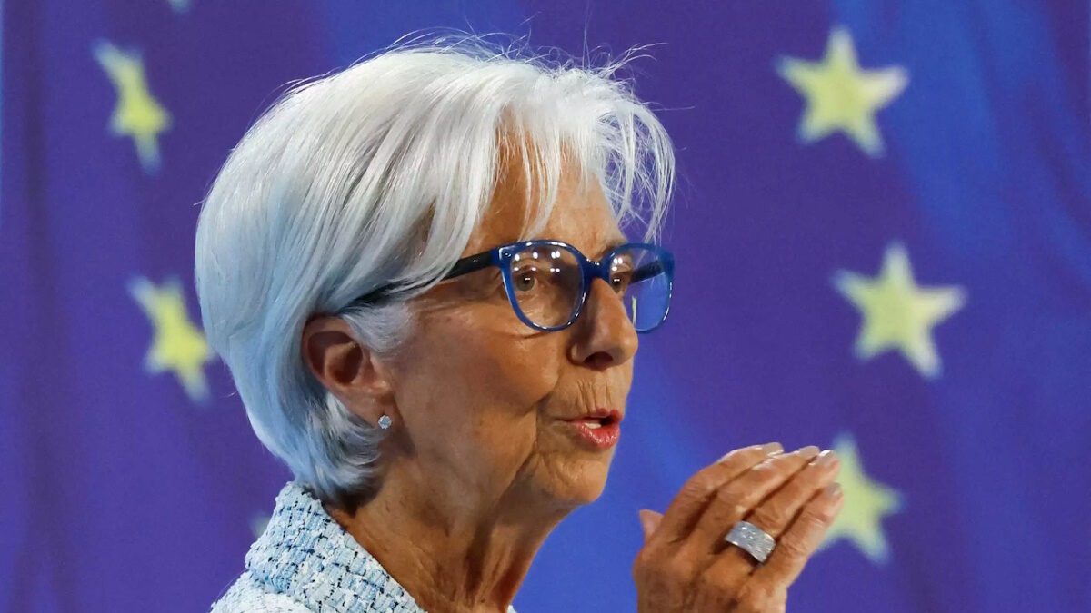 European Central Bank (ECB) President Christine Lagarde gestures as she addresses a news conference following the ECB's monetary policy meeting in Frankfurt, Germany, June 6, 2024. REUTERS/Wolfgang Rattay