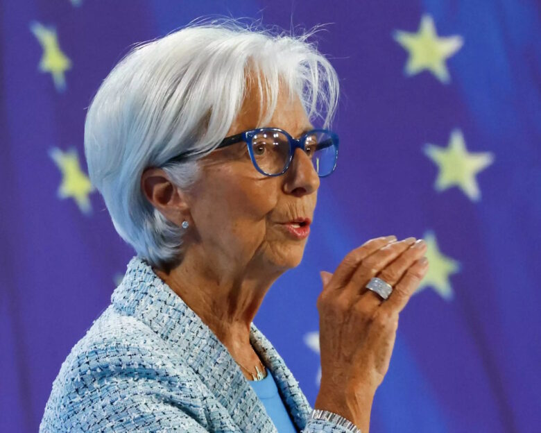 European Central Bank (ECB) President Christine Lagarde gestures as she addresses a news conference following the ECB's monetary policy meeting in Frankfurt, Germany, June 6, 2024. REUTERS/Wolfgang Rattay
