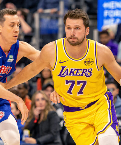 Ο Λούκα Ντόντσιτς στο Πίστονς - Λέικερς