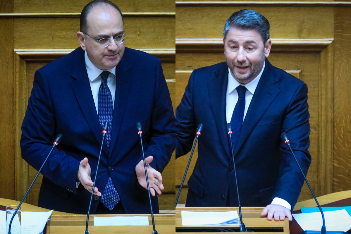 Μακάριος Λαζαρίδης και Νίκος Ανδρουλάκης