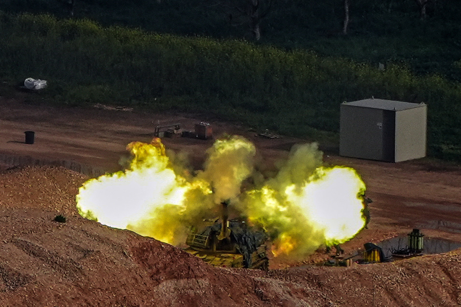 An Israeli artillery unit fires towards Lebanon, amid escalating hostilities between Israel and Hezbollah, as the U.S.-Israeli conflict with Iran continues, in northern Israel An Israeli artillery unit fires towards Lebanon, amid escalating hostilities between Israel and Hezbollah, as the U.S.-Israeli conflict with Iran continues, in northern Israel, March 28, 2026. REUTERS/Ayal Margolin ISRAEL OUT. NO COMMERCIAL OR EDITORIAL SALES IN ISRAEL