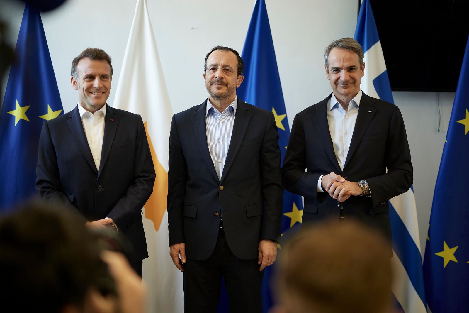macron-christodoulides-mitsotakis