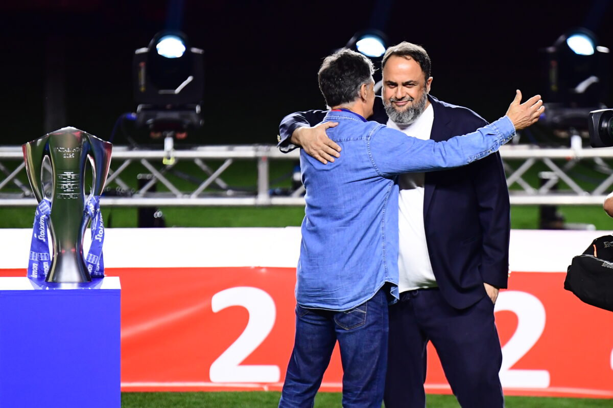 Ο Μαρινάκης με τον Μεντιλίμπαρ