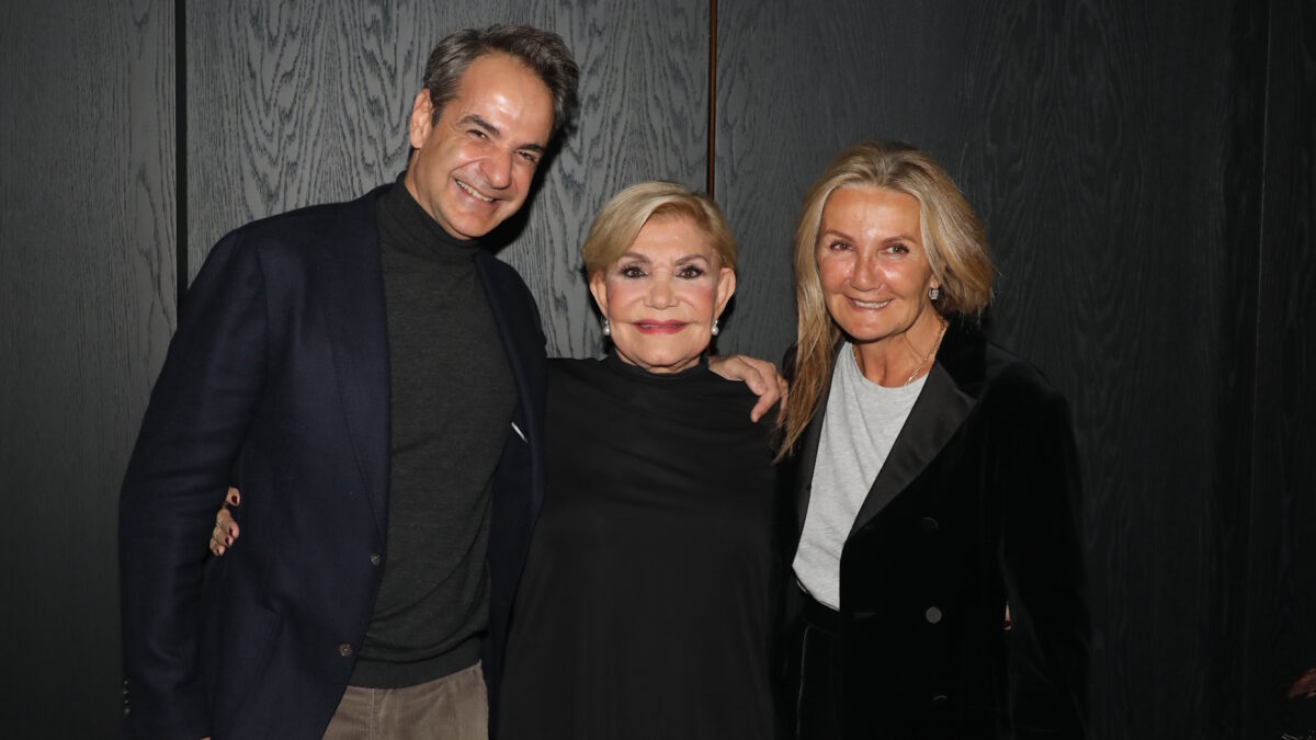 Κυριάκος Μητσοτάκης, Μαρινέλλα και Μαρέβα Γκραμπόφσκι Μητσοτάκη