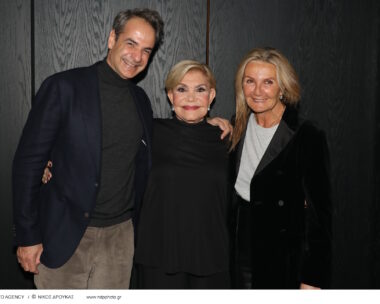 Κυριάκος Μητσοτάκης, Μαρινέλλα και Μαρέβα Γκραμπόφσκι Μητσοτάκη