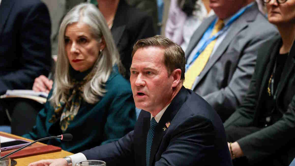 Ο πρέσβης των ΗΠΑ στον ΟΗΕ, Mike Waltz