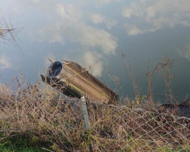 Συντρίμμια του βλήματος αναχαίτισης που κατέρριψε τον ιρανικό βαλλιστικό πύραυλο στην Τουρκία