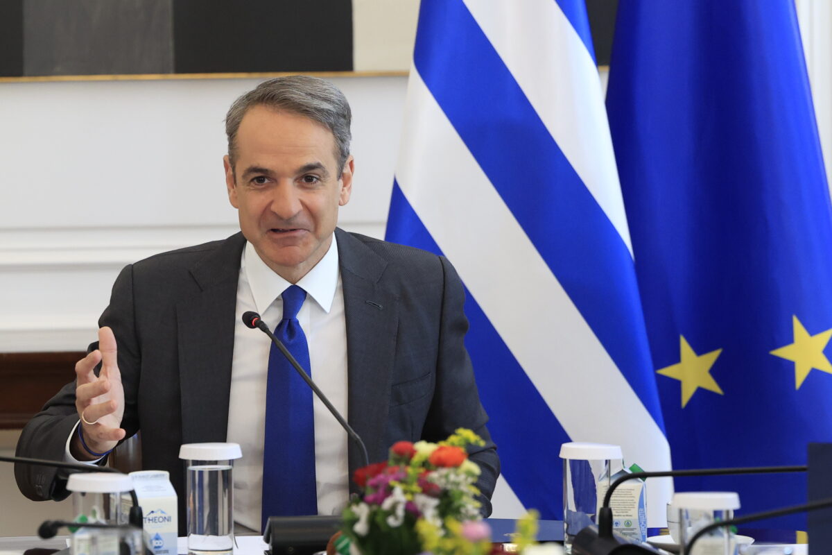 O Κυριάκος Μητσοτάκης