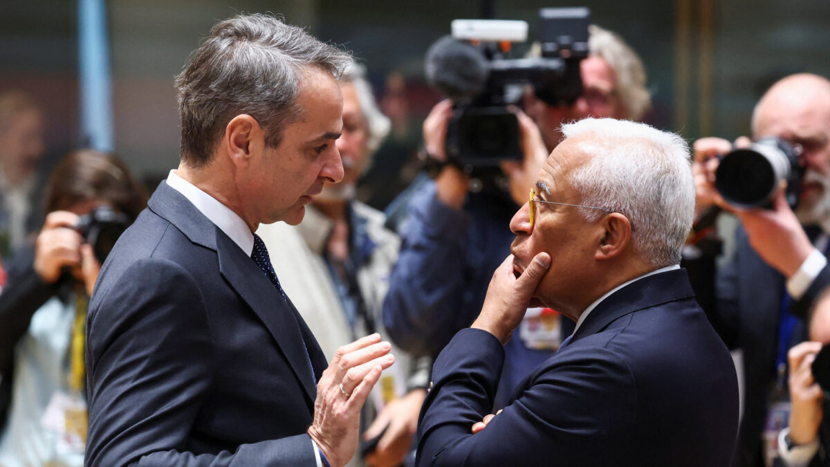 Ο Κυριάκος Μητσοτάκης με τον Αντόνιο Κόστα