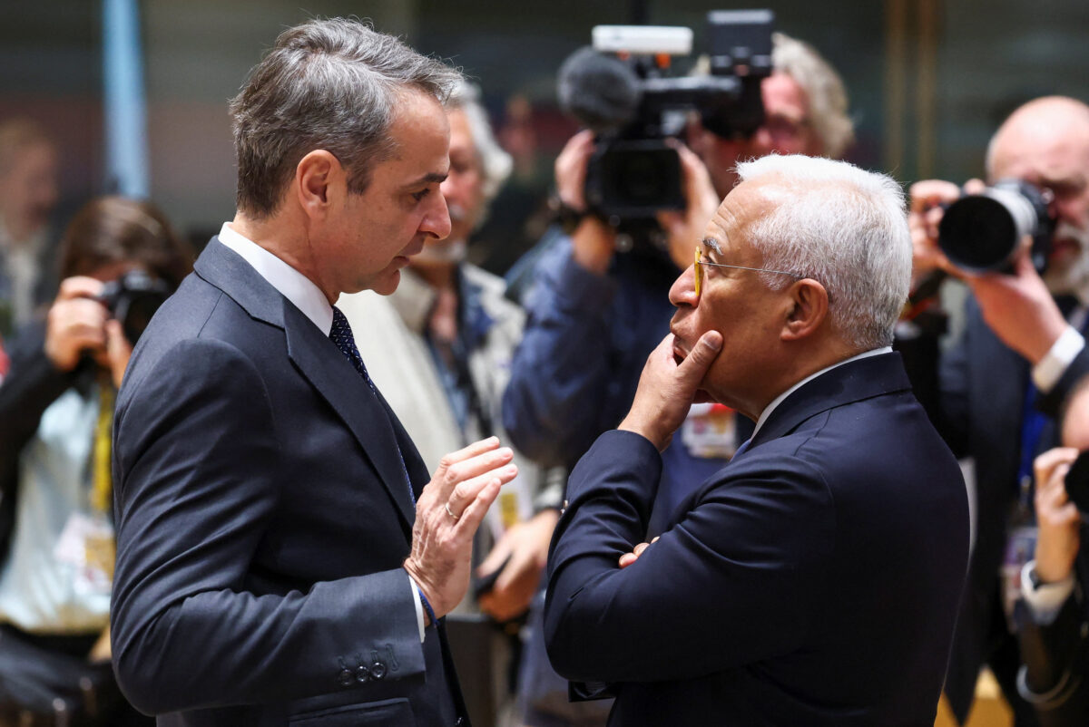 Ο Κυριάκος Μητσοτάκης με τον Αντόνιο Κόστα