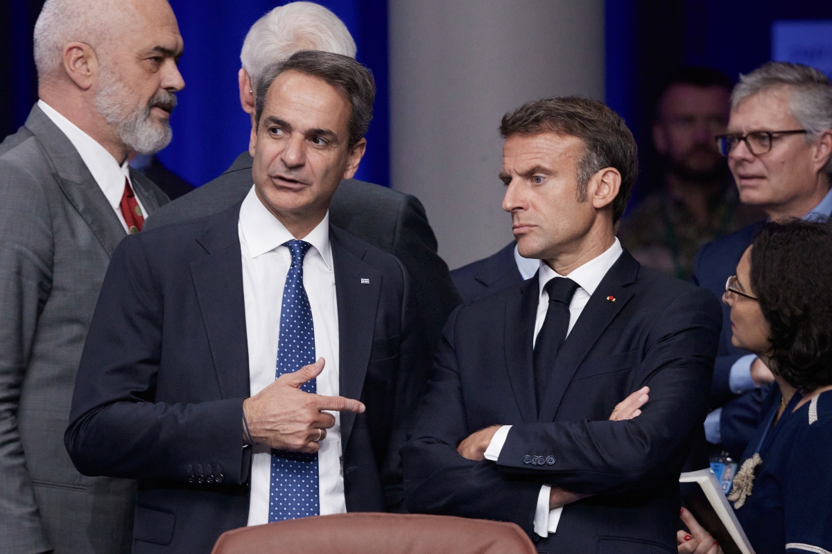 Κυριάκος Μητσοτάκης και Εμανουέλ Μακρόν