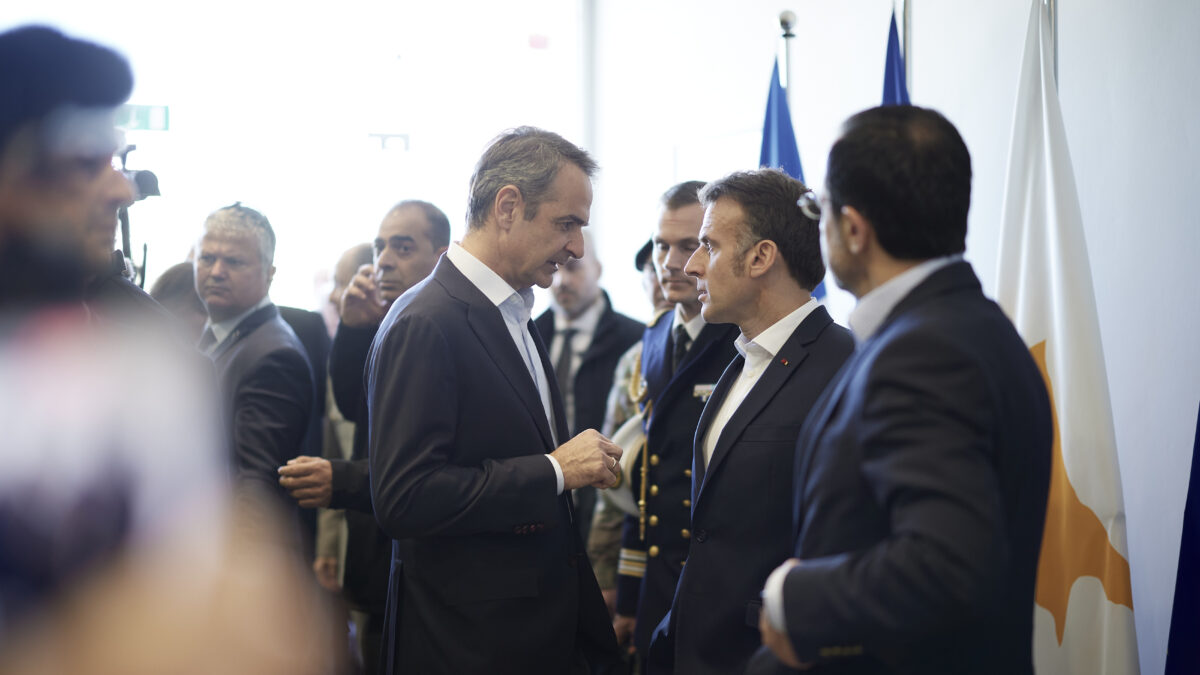 Μητσοτάκης, Μακρόν, Χριστοδουλίδης