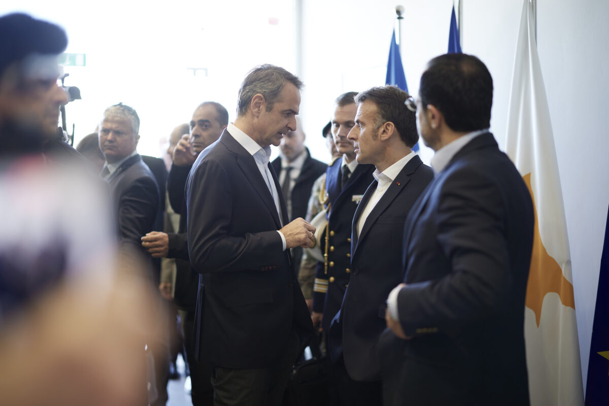 Μητσοτάκης, Μακρόν, Χριστοδουλίδης