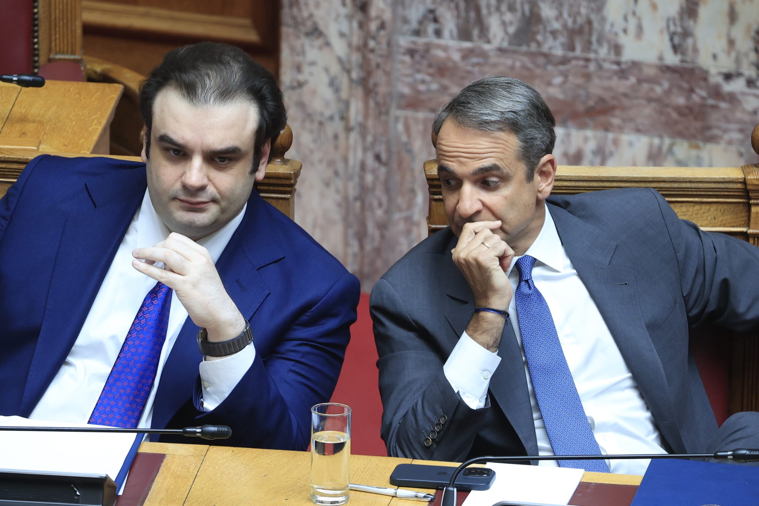 Κυριάκος Πιερρακάκης και Κυριάκος Μητσοτάκης