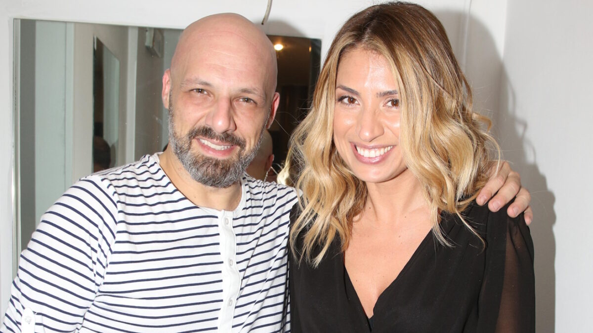 O Nίκος Μουτσινάς και η Μαρία Ηλιάκη