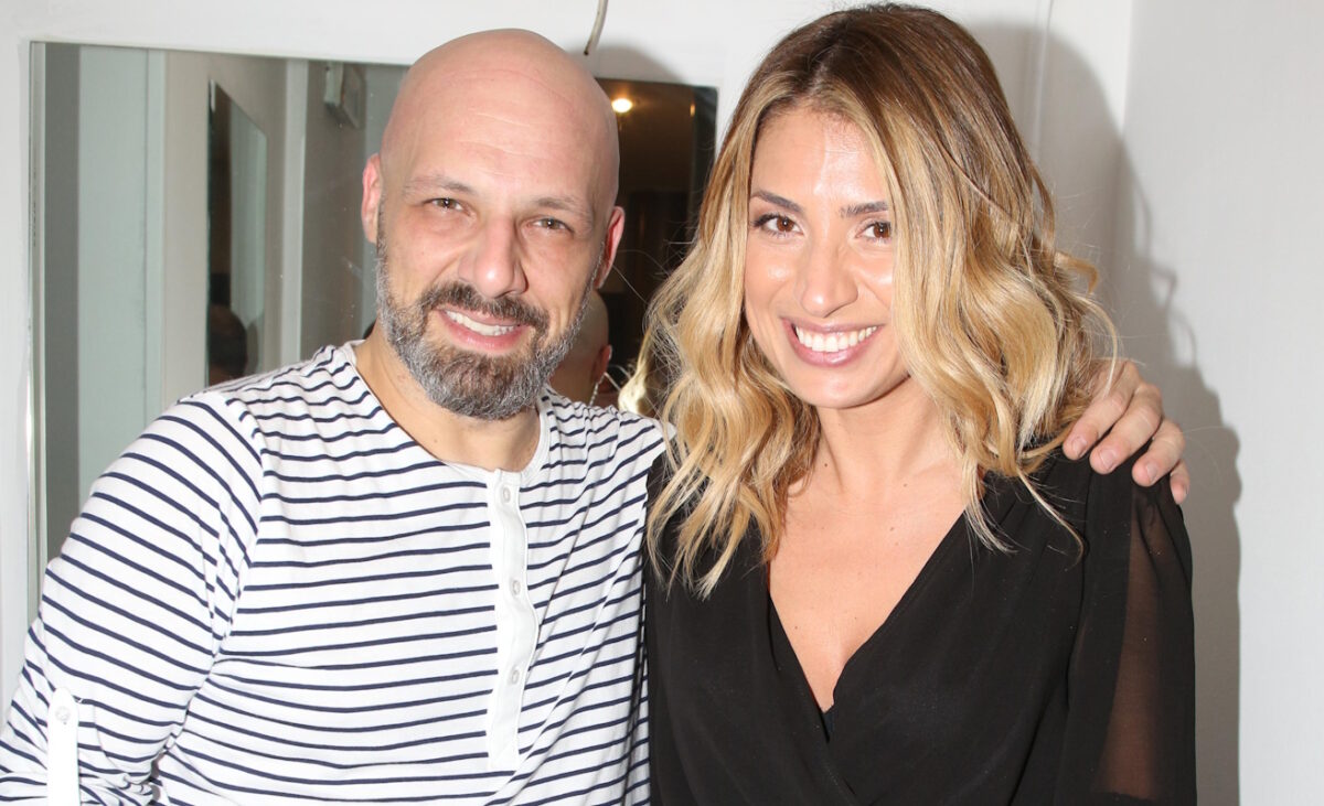 O Nίκος Μουτσινάς και η Μαρία Ηλιάκη